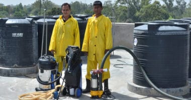شركة تنظيف خزانات المياه في أبو ظبي