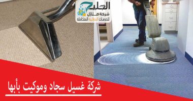 تنظيف موكيت بابها